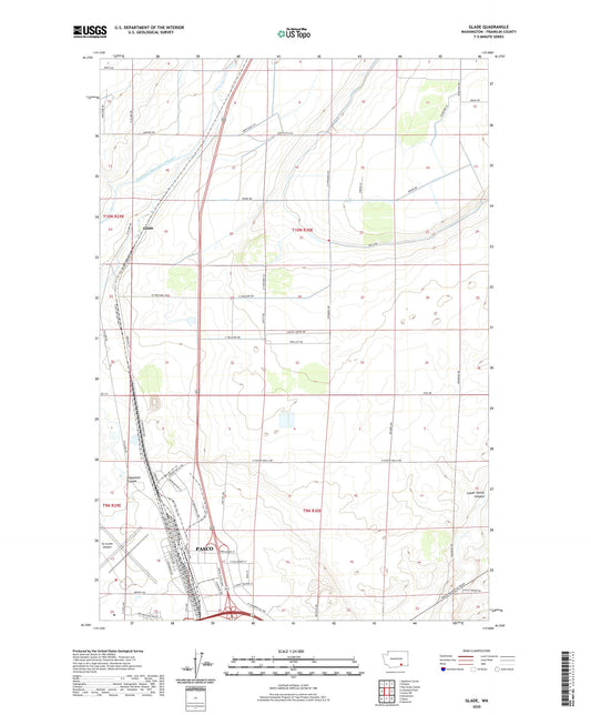 Glade Washington US Topo Map Image