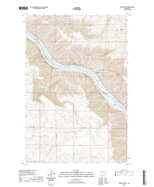Granite Point Washington US Topo Map Image