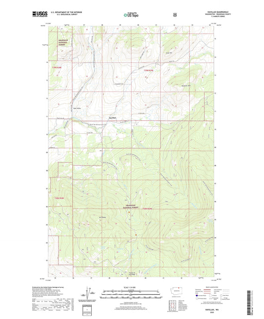 Havillah Washington US Topo Map Image