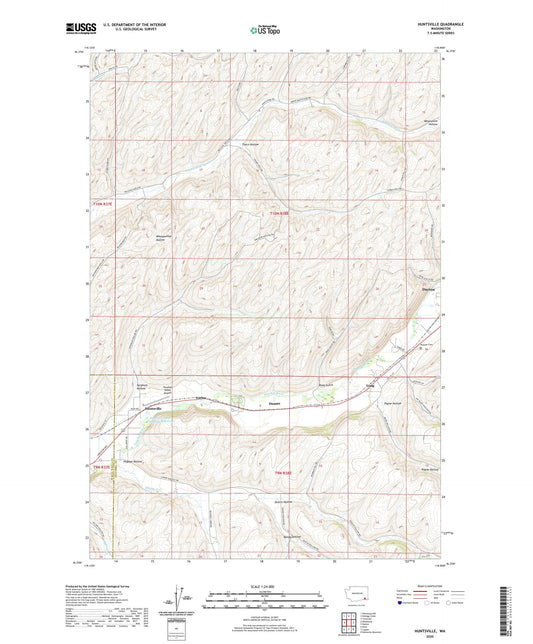 Huntsville Washington US Topo Map Image