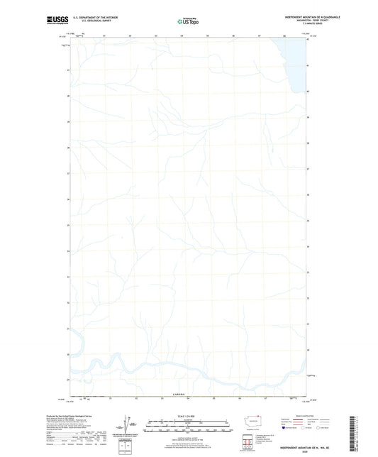 Independent Mountain OE N Washington US Topo Map Image