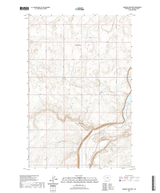 Jameson Lake West Washington US Topo Map Image