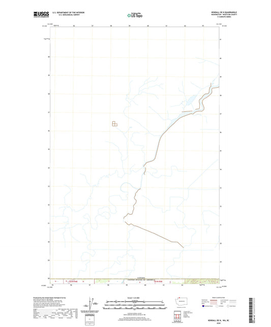 Kendall OE N Washington US Topo Map Image