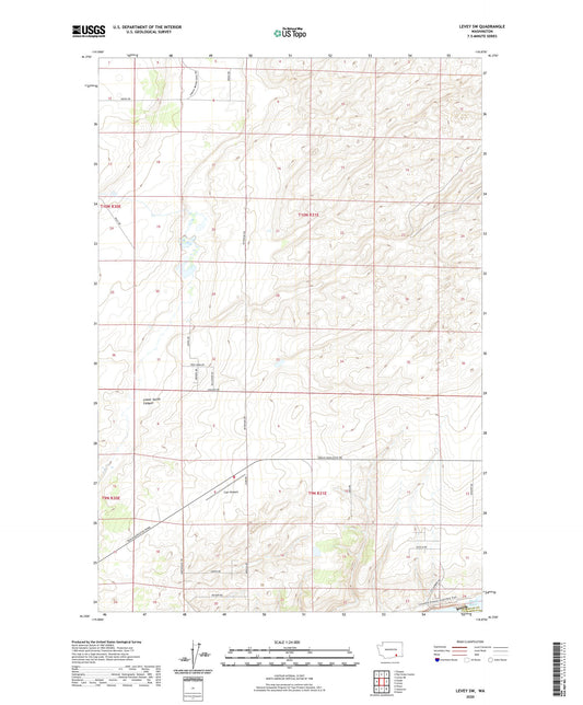 Levey SW Washington US Topo Map Image