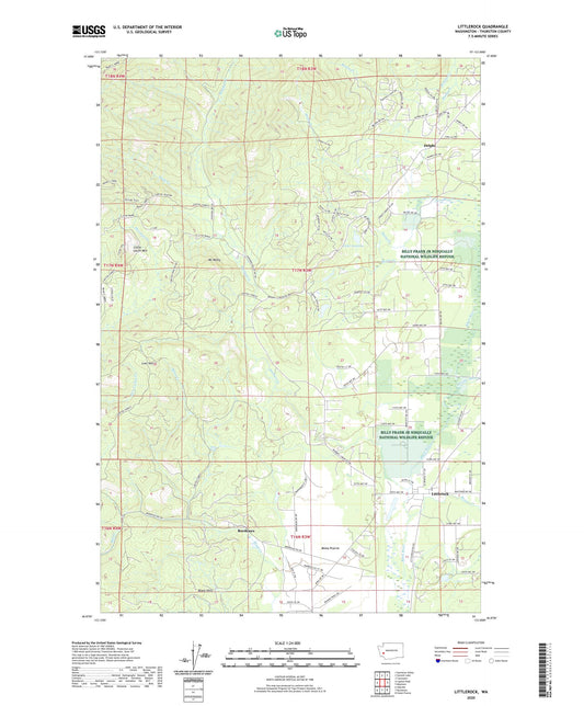 Littlerock Washington US Topo Map Image