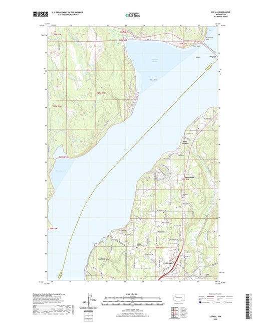 Lofall Washington US Topo Map Image