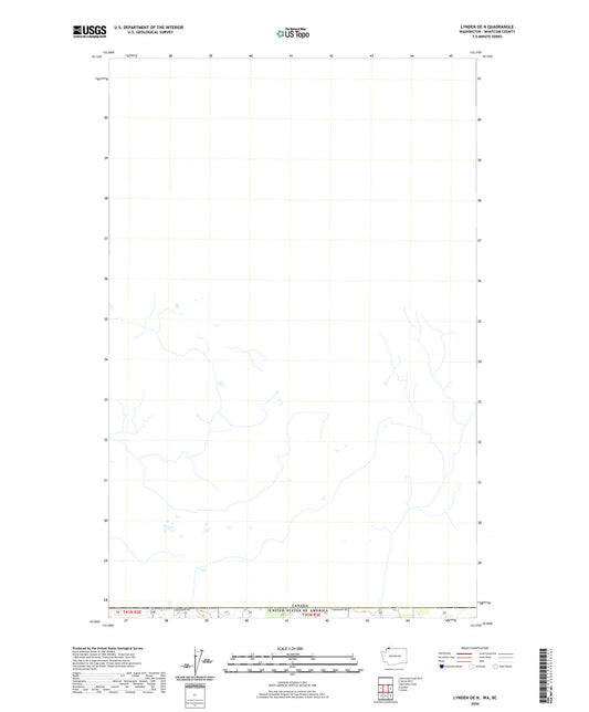 Lynden OE N Washington US Topo Map Image