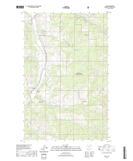 Malo Washington US Topo Map Image