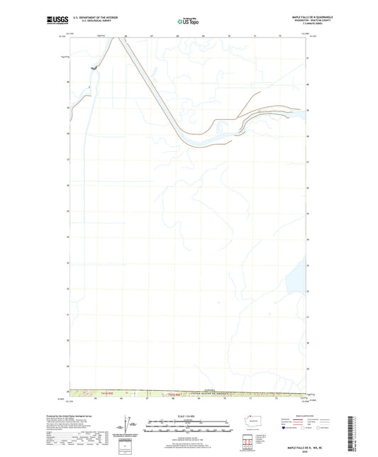 Maple Falls OE N Washington US Topo Map Image
