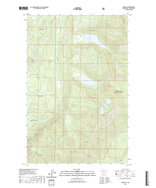 Mount Si Washington US Topo Map Image