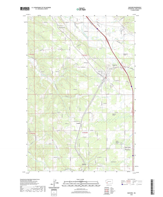 Napavine Washington US Topo Map Image