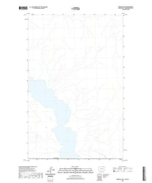 Oroville OE N Washington US Topo Map Image