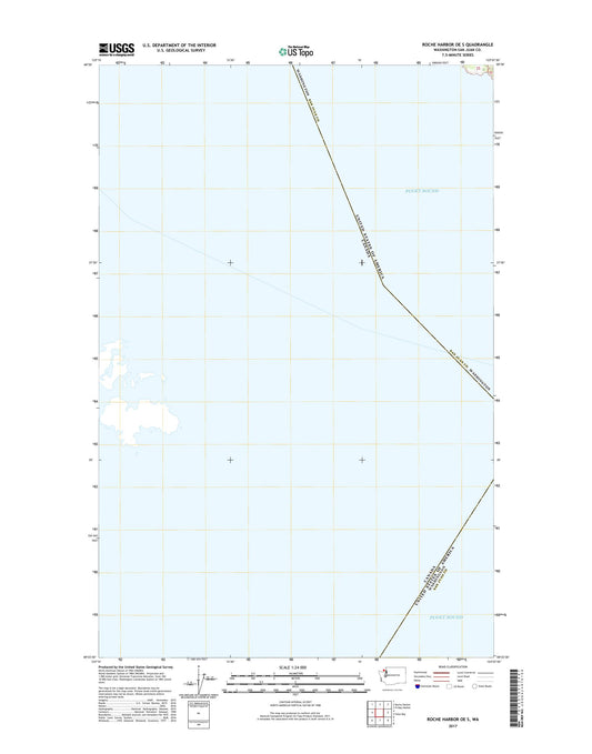 Roche Harbor OE S Washington US Topo Map Image