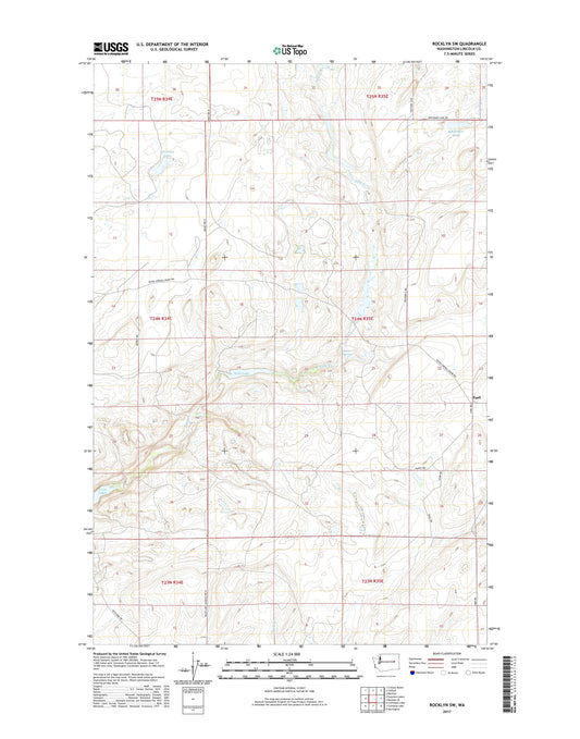 Rocklyn SW Washington US Topo Map Image