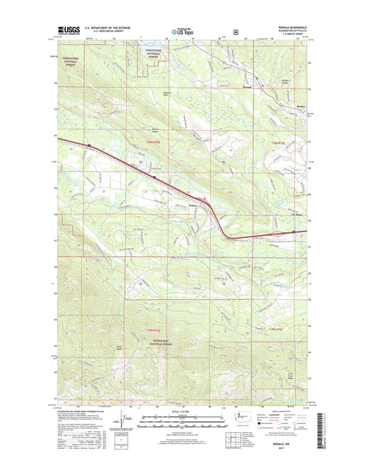 Ronald Washington US Topo Map Image