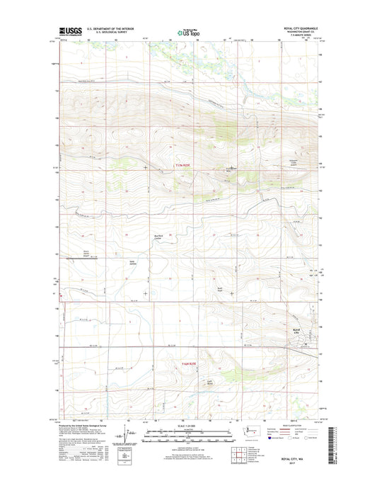 Royal City Washington US Topo Map Image