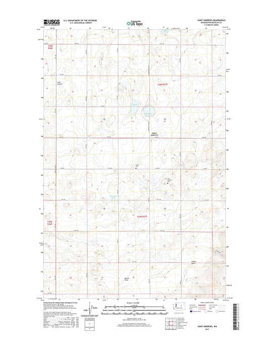 Saint Andrews Washington US Topo Map Image