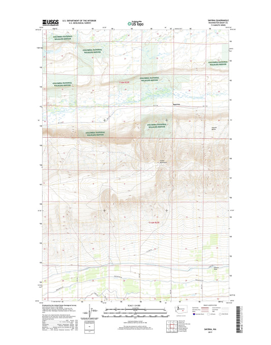 Smyrna Washington US Topo Map Image
