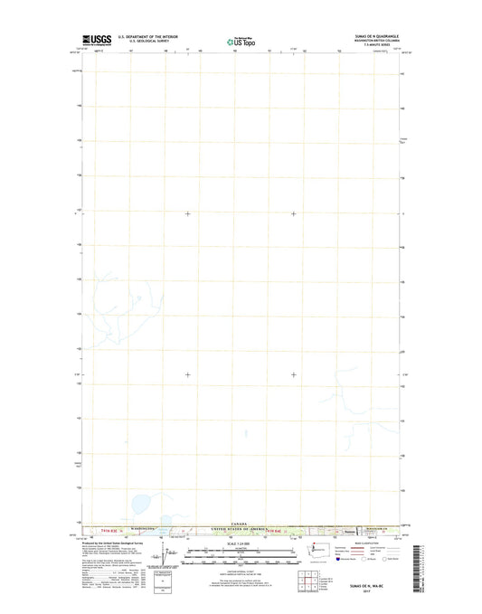 Sumas OE N Washington US Topo Map Image