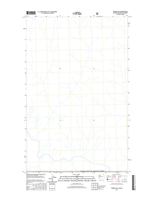 Toroda OE N Washington US Topo Map Image