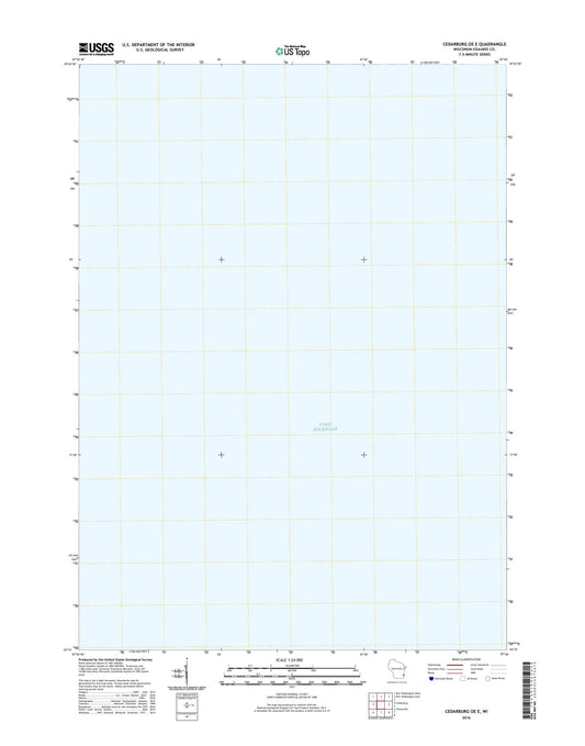 Cedarburg OE E Wisconsin US Topo Map Image
