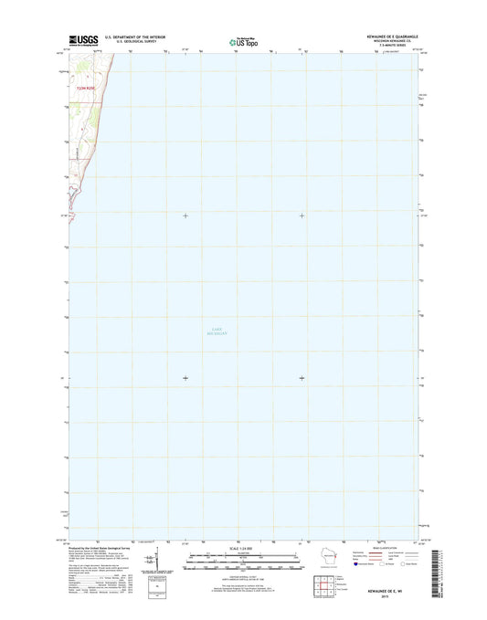 Kewaunee OE E Wisconsin US Topo Map Image