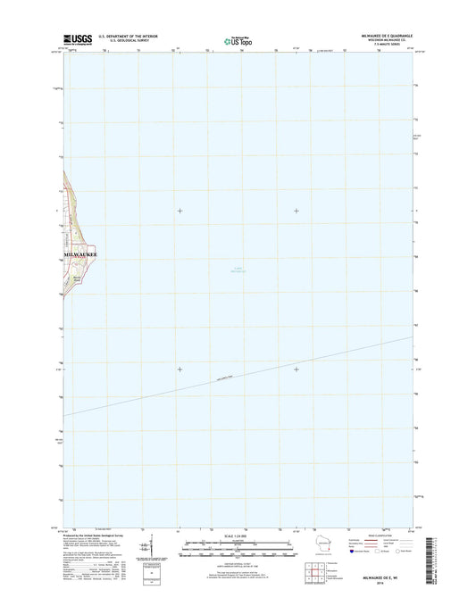 Milwaukee OE E Wisconsin US Topo Map Image