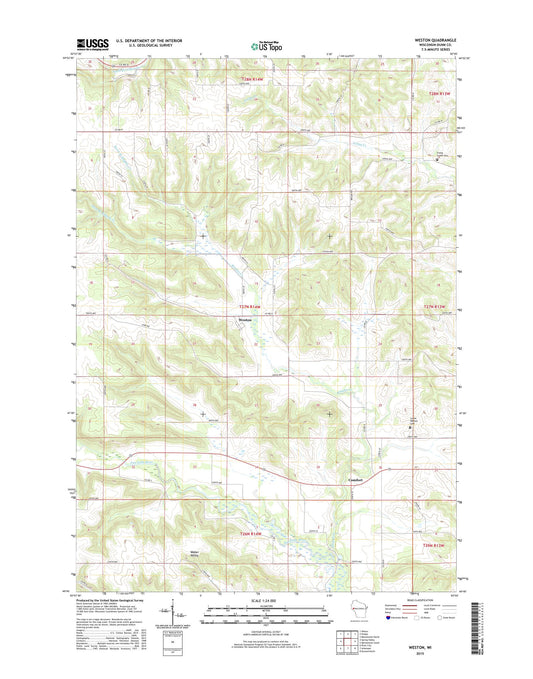 Weston Wisconsin US Topo Map Image