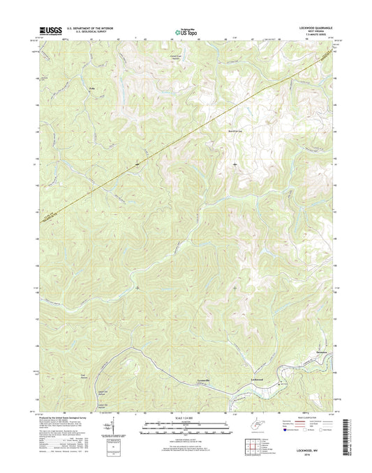 Lockwood West Virginia US Topo Map Image