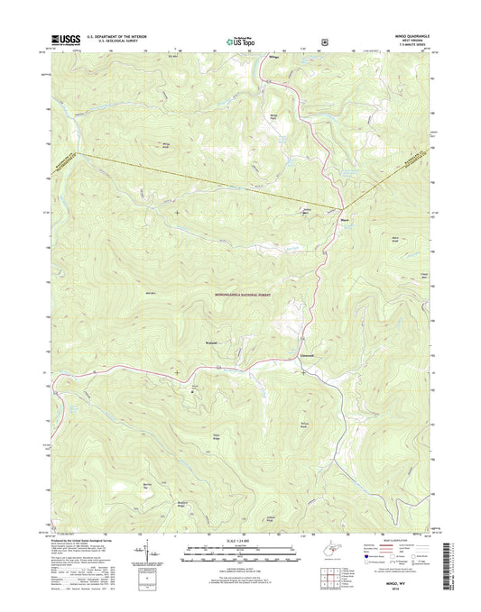 Mingo West Virginia US Topo Map Image