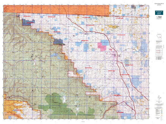 Wyoming Antelope GMU 109 Map Image
