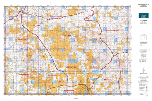 Wyoming Antelope GMU 113 Map Image