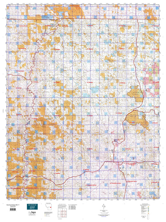 Wyoming Antelope GMU 17 Map Image