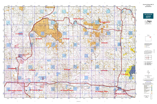 Wyoming Antelope GMU 19 Map Image