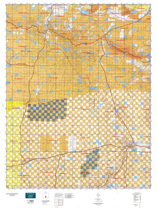 Wyoming Antelope GMU 61 Map Image