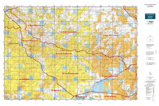 Wyoming Antelope GMU 69 Map Image