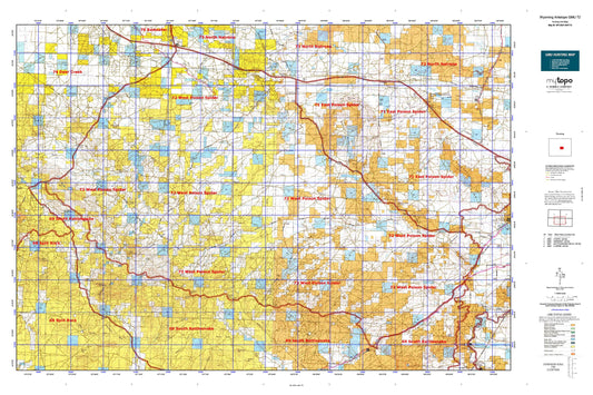 Wyoming Antelope GMU 72 Map Image