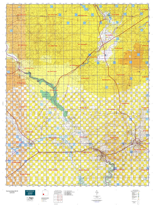 Wyoming Antelope GMU 96 Map Image