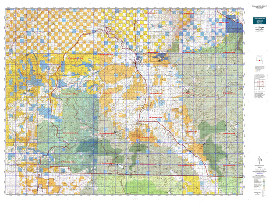 Wyoming Bighorn Sheep GMU 21 Map Image