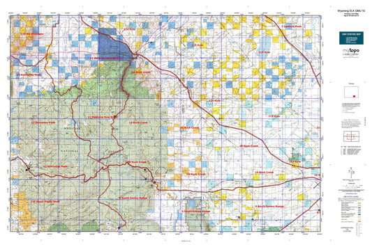 Wyoming Elk GMU 10 Map Image