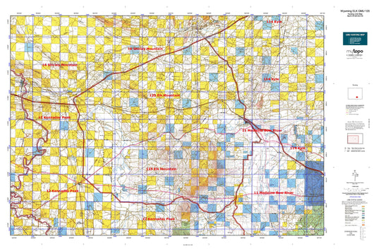 Wyoming Elk GMU 125 Map Image