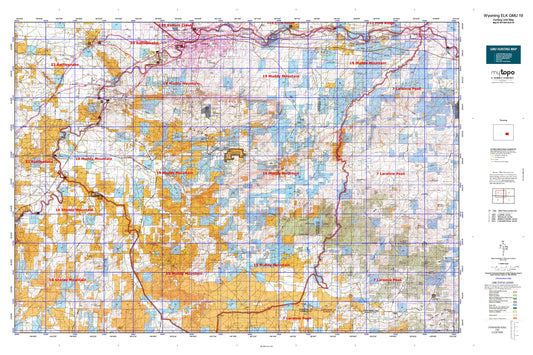 Wyoming Elk GMU 19 Map Image