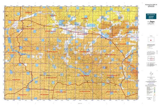 Wyoming Elk GMU 24 Map Image