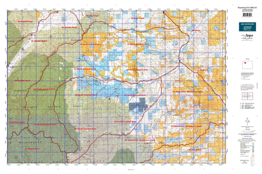 Wyoming Elk GMU 61 Map Image
