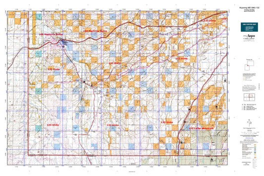 Wyoming Mule Deer GMU 133 Map Image