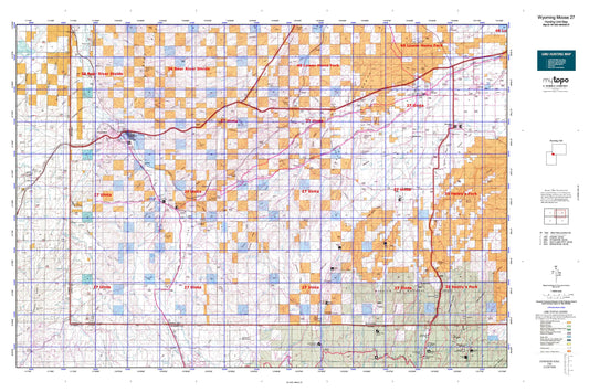 Wyoming Moose 27 Map Image