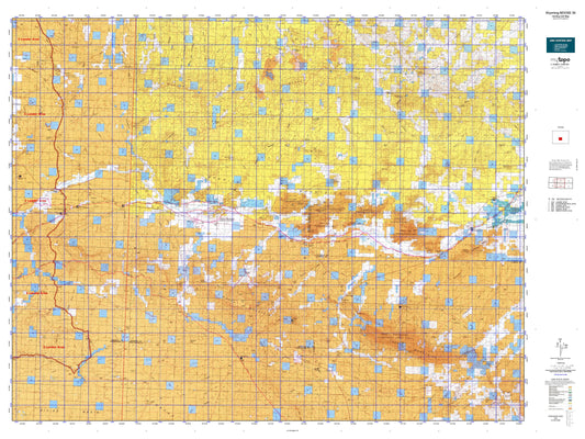 Wyoming Moose 39 Map Image