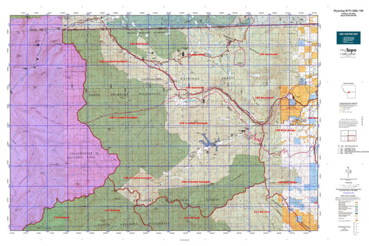 Wyoming Whitetail Deer GMU 106 Map Image