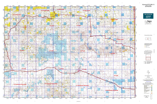 Wyoming Whitetail Deer GMU 13 Map Image