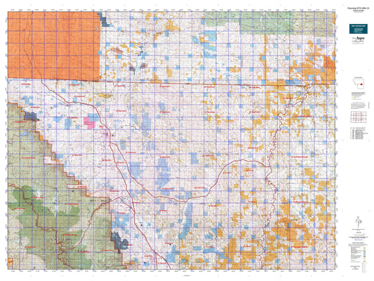 Wyoming Whitetail Deer GMU 23 Map Image